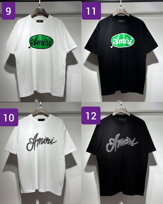 БЕЗ ПЕРЕДПЛАТ ‼️ Оверсайз футболка Amiri , топ якість ,  S-XXL