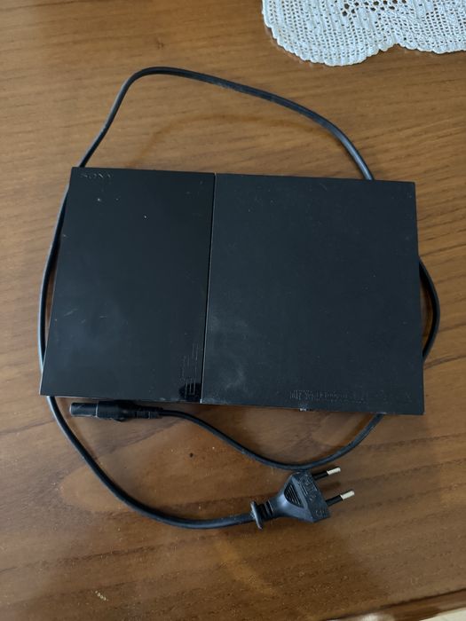 Ps2 com jogos e comandos