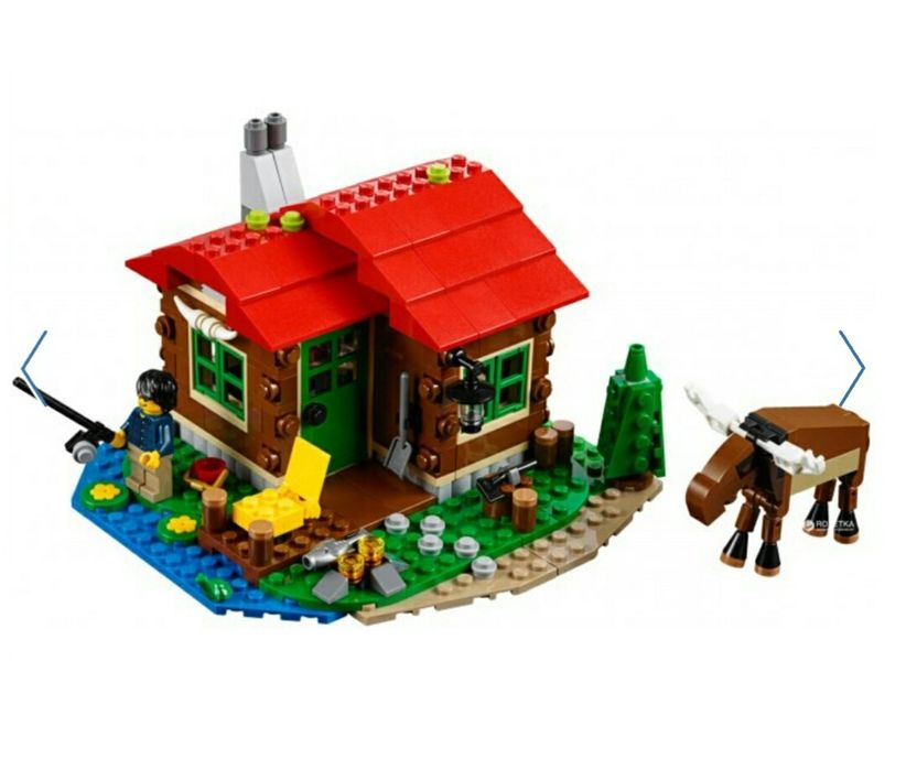 LEGO Creator 31048 Домик на берегу озера (368 деталей)