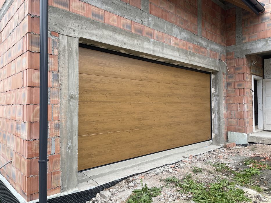 Brama garażowa segmentowa antracyt brązowa lub biała 3000x2500