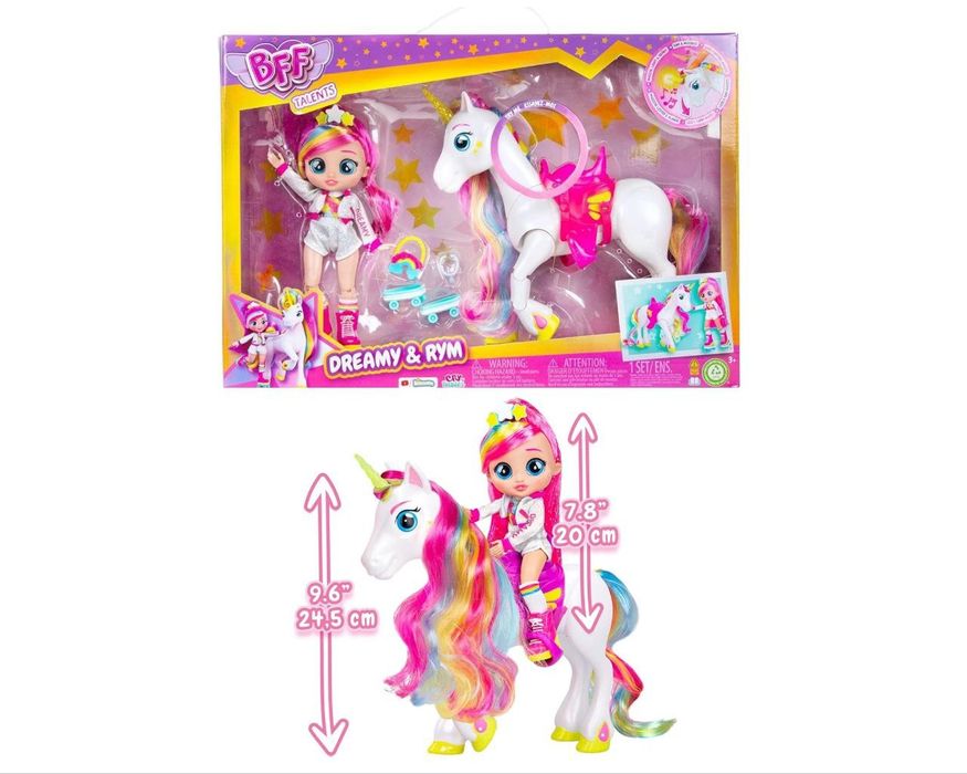 Cry Babies BFF Dreamy & Rym - Fashion Doll with 9+ Surp