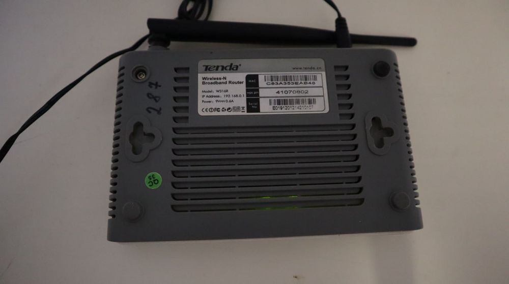 Роутер маршутизатор Wi-Fi TENDA W316R