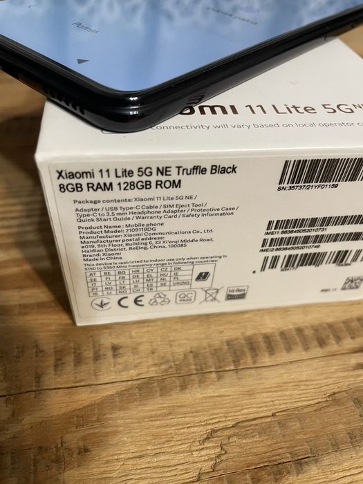 NOWY Xiaomi Lite 5G NE Truffle Black 128 GB  8 gb telefon