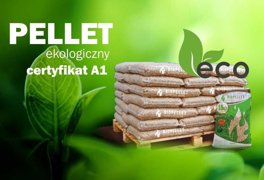 Pellet pelet opałowy 6mm Sosnowy Wysokokaloryczny Certyfikat A1