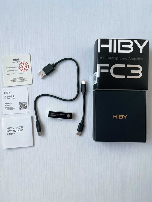 Hiby FC3 USB DAC amp, ЦАП усилок для наушников