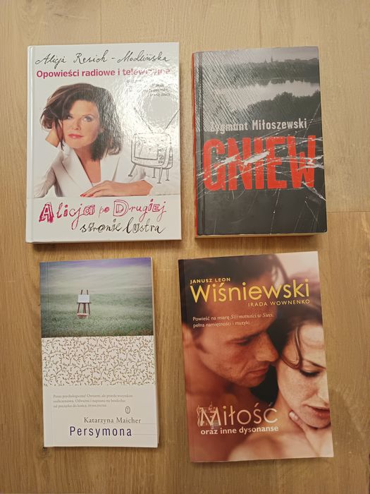 Książki różne romanse kulinarne poradniki