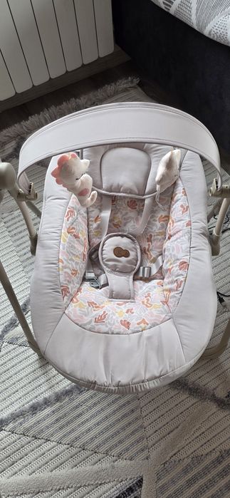 Kinderkraft Swingee Elektryczny Leżaczek-Bujaczek Beige