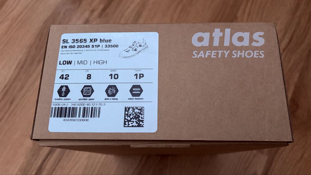 Sandały ochronne ATLAS SL 3565 XP blue buty ochronne atlas R42