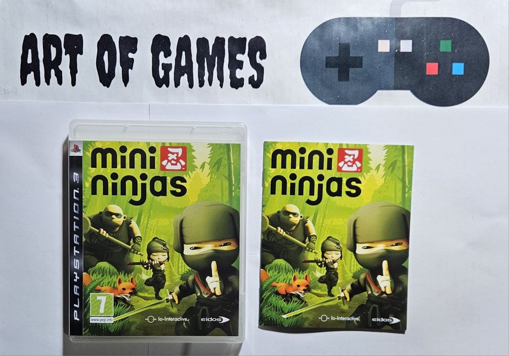 Mini Ninjas Ps3 Playstation 3 Komplet 3xA BDB