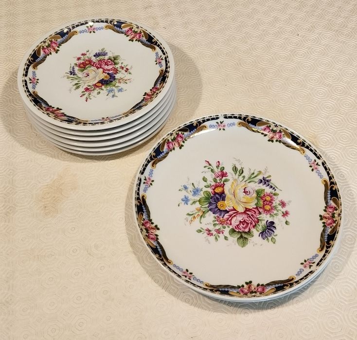 Serviço de Mesa Porcelana Italiana Vizavi 23 Peças