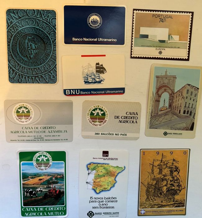 Calendários de bolso - anos 80/90