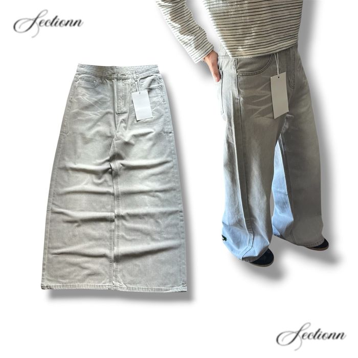 Gray Wide Baggy Jeans Сірі Широкі Джинси Racer Jaded London Skater Balenci y2k sk8 opium опиум Bootcut Буткат Базові Штани Серые Деним Джинсы Оверсайз