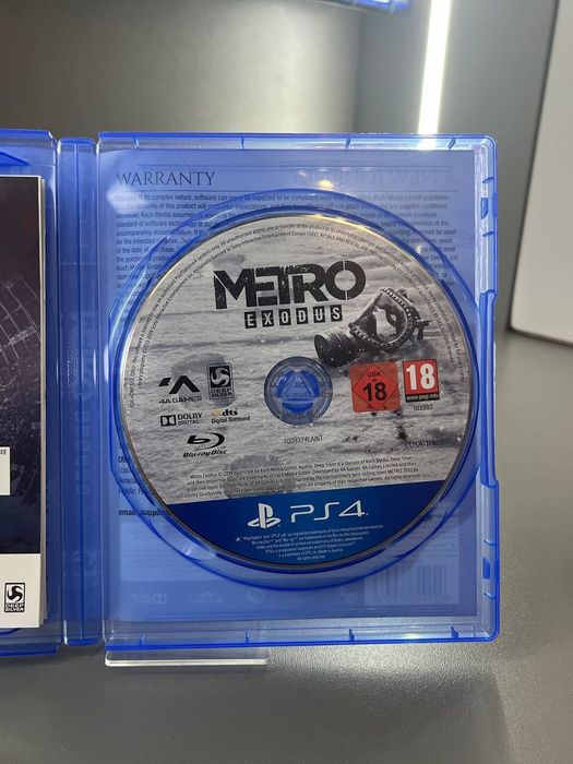 Ігровий диск на PS4 Playstation 4 Metro Exodus