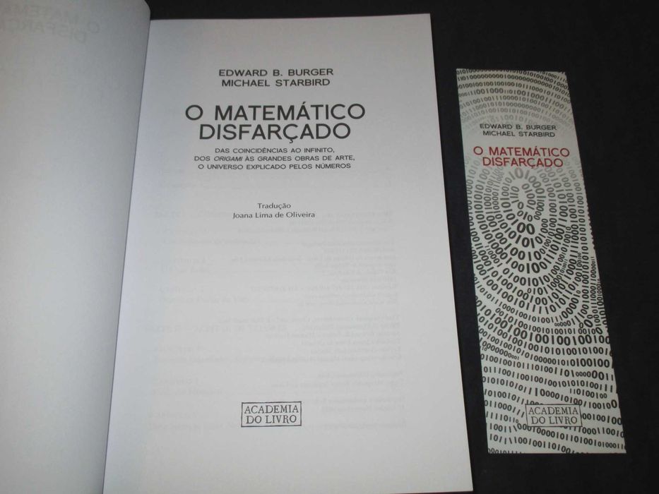 Livro O Matemático Disfarçado Edward B. Burger