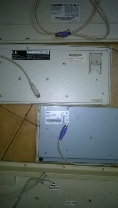 Teclados HP e Samsung
