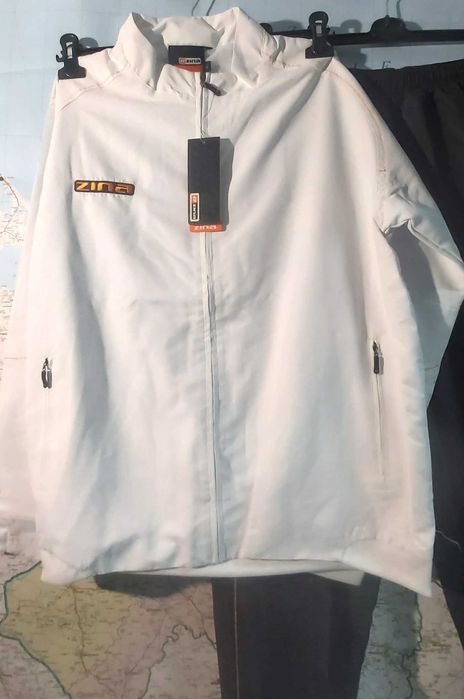 (XL) Dres ZINA URBANIC biały grafit, sportowy, piłka, kosz, siatkówka