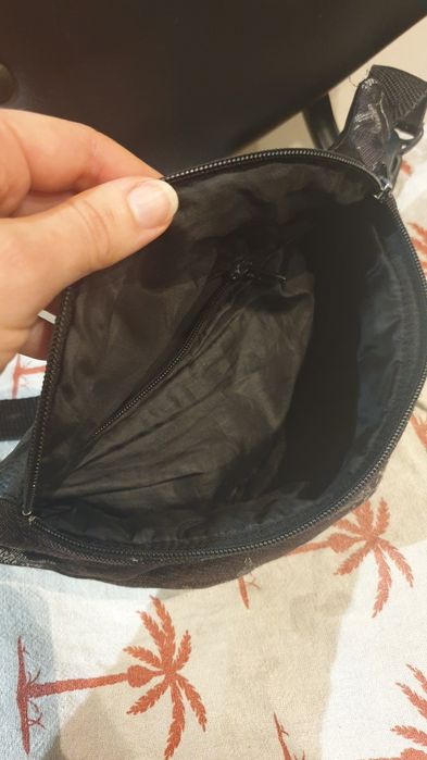 Unikatowa duza nerka eko skóra pakowna unisex Moonare hand made