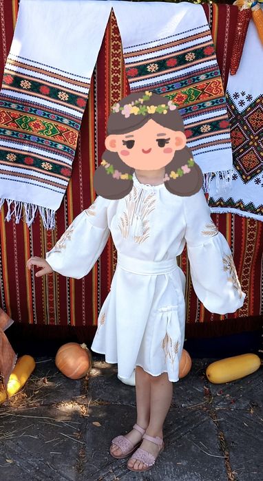 Вишите плаття для дівчинки