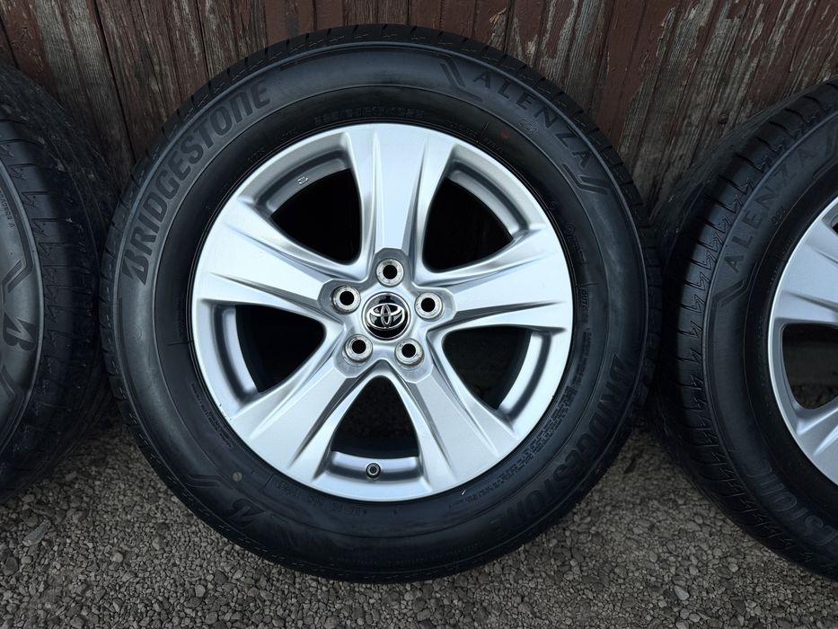 Felgi Koła 17 5x114,3 Toyota  CHR Rav4 Oryginał TPMS Opony Letnie 7mm