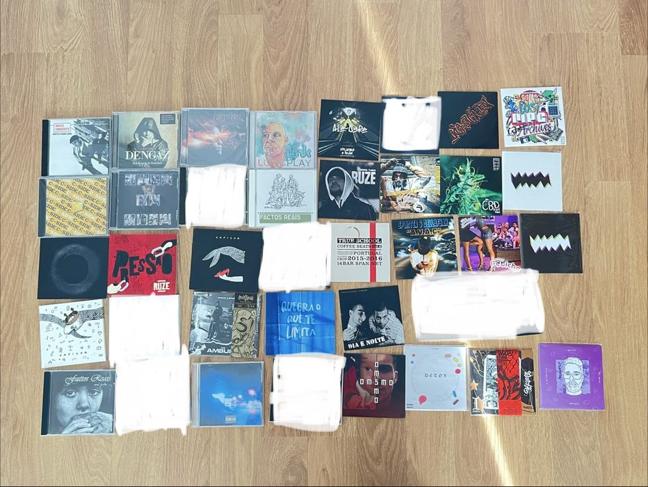 Varios cds hip hop tuga