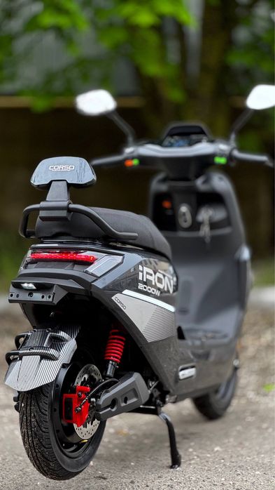 ‼️Безкоштовна доставка до дому‼️ Електричний мопед скутер Corso IRON 2000W