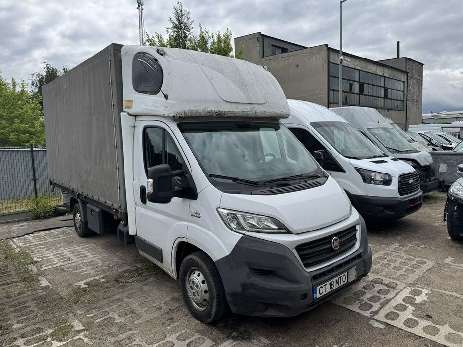 Fiat Ducato  2,3JTD 130KM Skrzynia Plandeka Sypialna Klima Tempomat Zarejestrowany