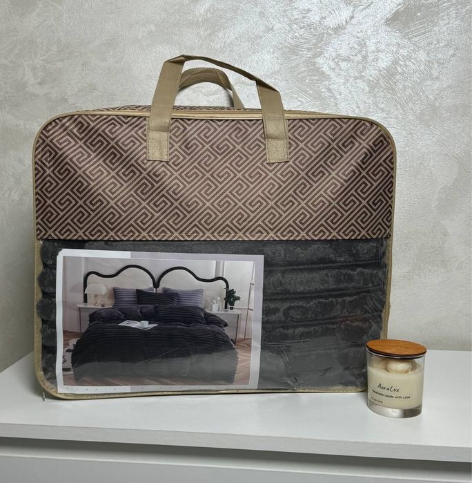 Акція 3 дні! Плюшевое теплое постельное белье Шарпей велюрова постіль