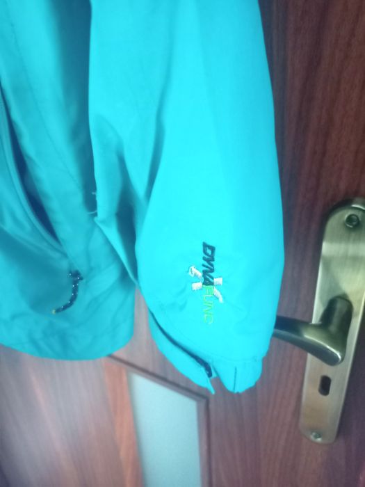 OCK kurtka damska 46 wiosna lato jesień niebieska turkusowa wiatrówka