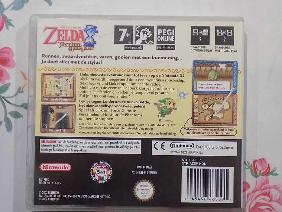 The Legend of Zelda: Phantom Hourglass oryginalny kartridż Nintendo DS