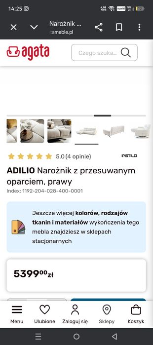 Narożnik Adilo Aga Meble
