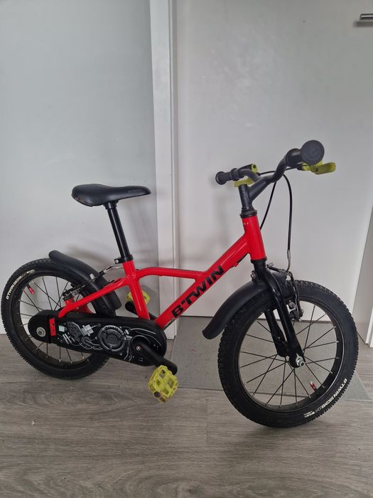 Bicicleta Infantil B'Twin 16" Alumínio Ultra Leve - Racing 900 (6.5kg)
