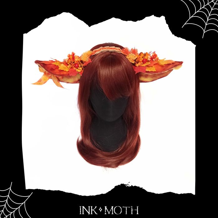 Idealne na Halloween/cosplay/przebranie ręcznie robione uszy na opasce