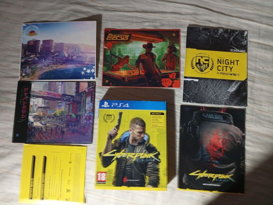 Cyberpunk 2077 items de coleção