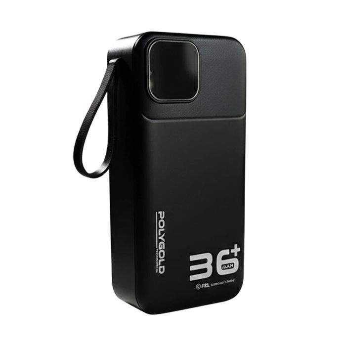 Павербанк Power bank 36000 mAh Polygold Шкидка зарядка 22.5W