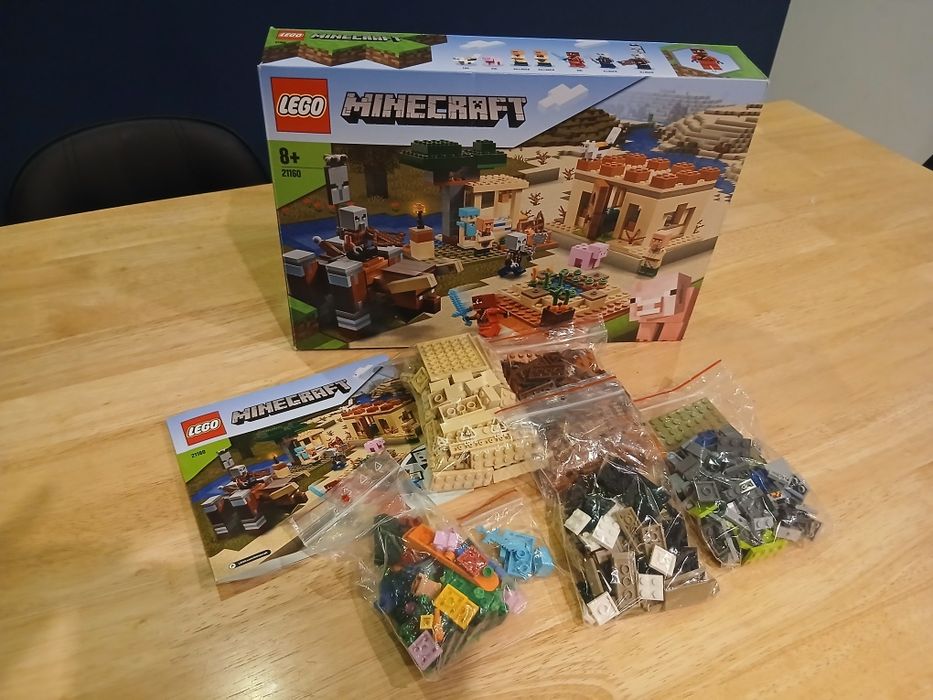 Lego minecraft 21160 najazd osadników