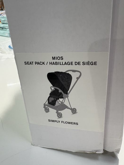 Cybex tapicerka Mios Seat Pack 2.0 Simply Flowers dark