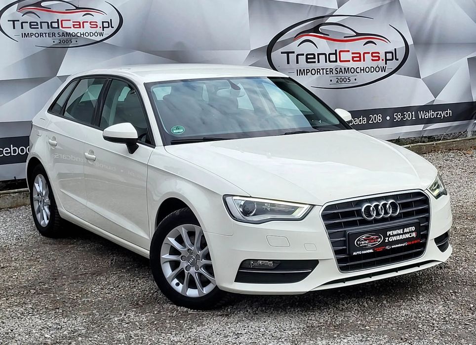 Audi A3 Sportback 1.4 125 KM Ksenon LED bezwypadkowa serwisowana opłacona