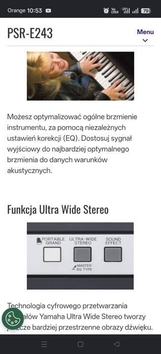 Keyboard Yamaha psr e 243