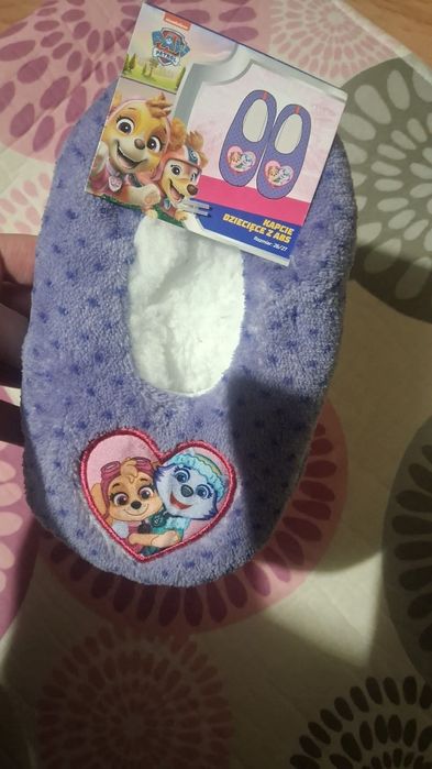 Kapcie dla dziewczynki r. 26/27