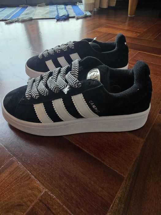 Adidas Campus 00s Preto HP6396. Novo com etiqueta. Número 38 UK5.