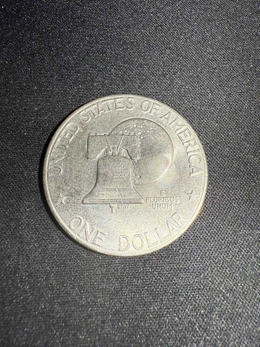 Moeda rara 1776 até 1976 Eisenhower Liberty Bell ONE DOLLAR EUA