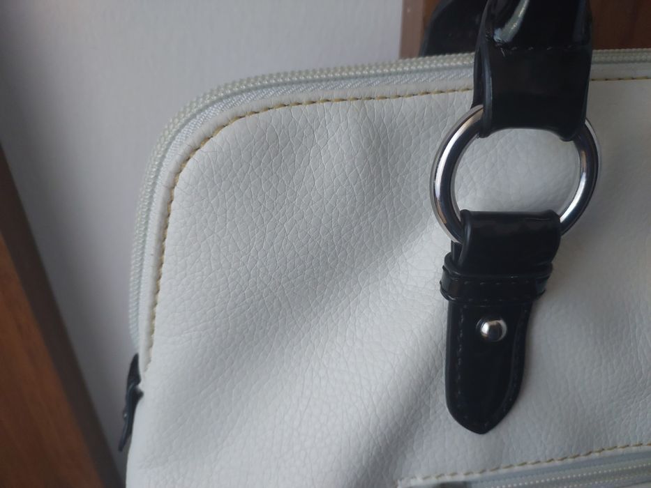 Torebka Tommy Hilfiger biało czarna