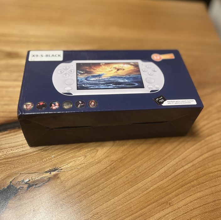 Konsola przenośna X9-S BLACK – Nowa, nigdy używana