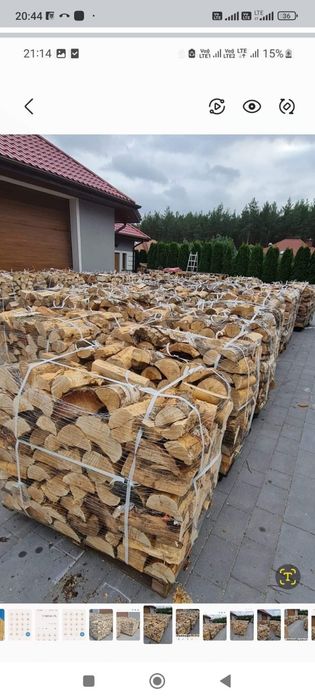 Dąb Suche drewno opałowe kominkowe EKODREWNO