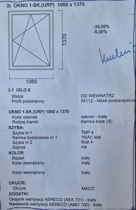 Okna dwuszybowe z demontażu, stan BDB