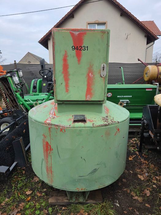 Diesel dystrybutor paliwa Mauzer 1000L Salzkotten Pompa licznik baniak Beczka 1000 litrów mauzer przenośny zbiornik na paliwo