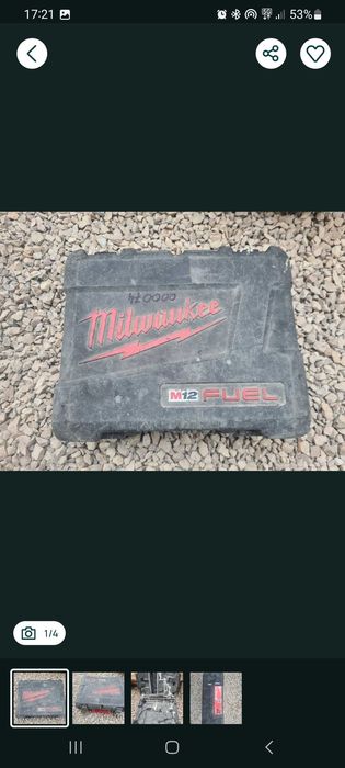 Milwaukee m12 walizka 2szt do wkrętarki skrzynka