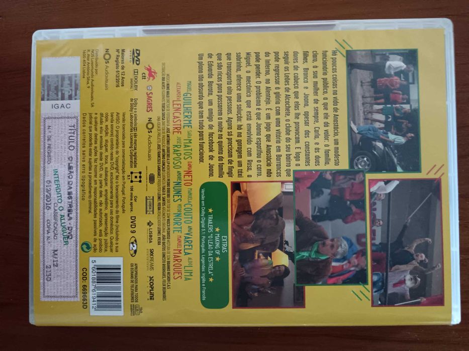 filme dvd original - o leão da estrela