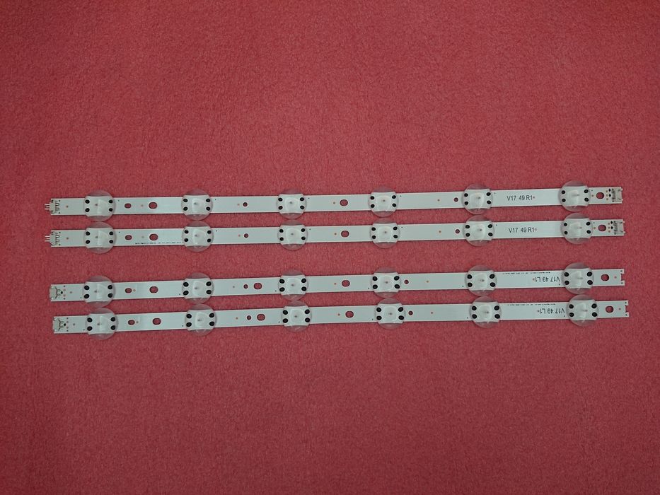 Планки LED V1749L1 V1749R1 V17 ART3 2862 Rev0.2 подсветка LG 49 дюймов