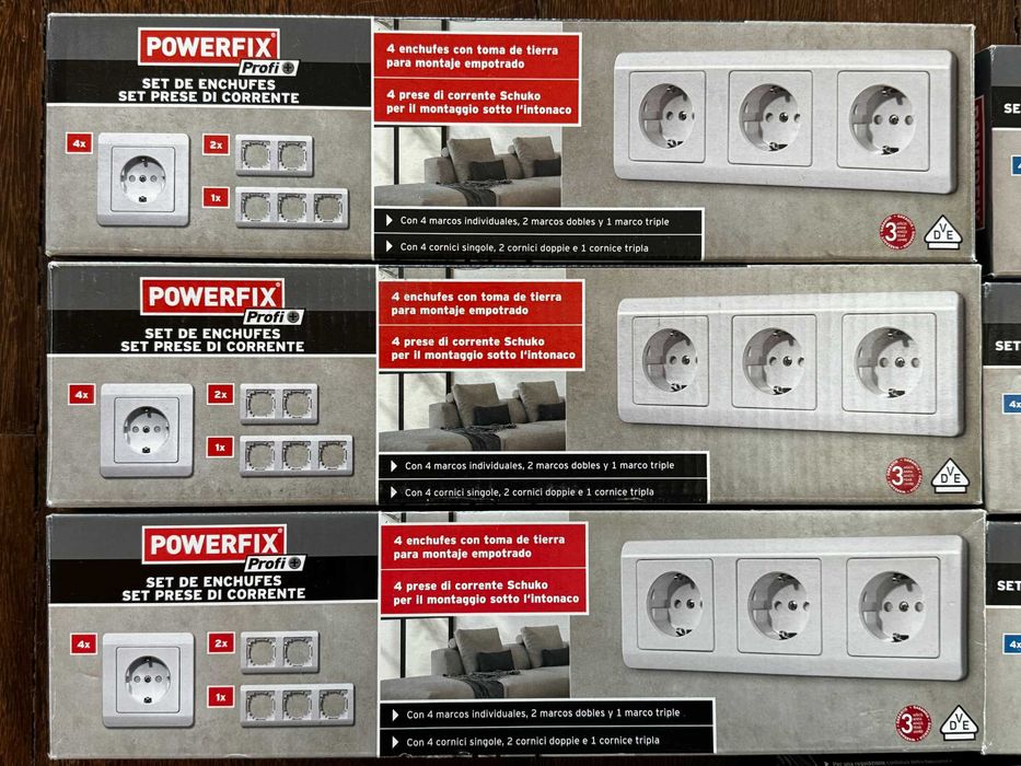 Tomadas e interruptores Powerfix - Novos426077792072509441